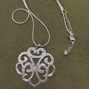 Silpada "Eden Pendant" Swirl 18" with 2" Extender Necklace (N3241) 925